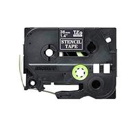 Brother STE-161 Original P-Touch Label Tape (36mm x 3m) Black Stamp Stencil