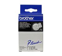 Brother TC 195 - Laminated tape - 9 mm x 7.7 m - white on clear