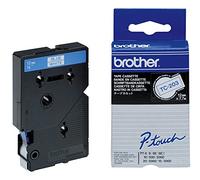 Brother - White, blue - Roll (1.2cm x 7.7m) 1 pcs. printer tape - for P-Touch PT-15, PT-20, PT-2000, PT-3000, PT-500, PT-5000, PT-6, PT-8, PT-8E
