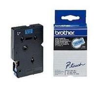Brother TC 591 - Laminated tape - 9 mm - black on blue
