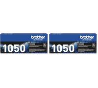 Brother TN-1050 Toner Cartridge, Black, Single Pack, Standard Yield, Includes 1 x Toner Cartridge, Genuine Supplies (Pack of 2)