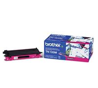 Brother TN-135M Toner Cartridge, Magenta, Single Pack, High Yield, Includes 1x Toner Cartridge, Brother Genuine Supplies