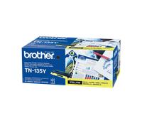 Brother TN-135Y Toner Cartridge, Yellow, Single Pack, High Yield, Includes 1 x Toner Cartridge, Brother Genuine Supplies