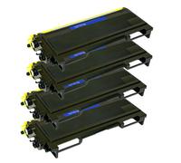 Brother TN-2005 Quad Pack - 4 Black Replacement Laser Toners (TN2005)