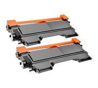 Brother TN-2010 X2 Black Laser Toner Cartridge Compatible with DCP-7055 DCP-7055W DCP-7057 HL-2130 HL-2132 HL-2135W HL-2310
