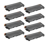 Brother TN-2110 Eight Pack - 8 Black Replacement Laser Toners (TN2110)