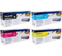 Brother TN-241 TN241 Original Toner Set 4 Colours for DCP-9020CDW, HL-3140CW, HL-3150CDW, HL-3170CDW, MFC-9140CDN, MFC-9330CDW, MFC-9340CDW
