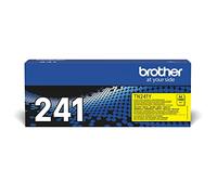 Brother TN-241Y Toner Cartridge, Yellow, Single Pack, Standard Yield, Includes 1 x Toner Cartridge, Brother Genuine Supplies