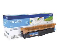 Brother TN-242C Toner Cartridge, Cyan, Single Pack, Standard Yield, includes 1 x Toner Cartridge, Brother Genuine Supplies