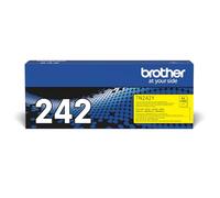 Brother TN-242Y Toner Cartridge, Yellow, Single Pack, Standard Yield, includes 1 x Toner Cartridge, Brother Genuine Supplies