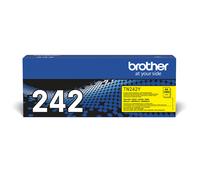 Brother TN-242Y Toner Cartridge, Yellow, Single Pack, Standard Yield, includes 1 x Toner Cartridge, Brother Genuine Supplies