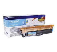 Brother TN-245C Toner Cartridge, Cyan, Single Pack, High Yield, Includes 1 x Toner Cartridge, Brother Genuine Supplies