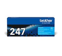 Brother TN-247C Toner Cartridge, Cyan, Single Pack, High Yield, Includes 1 x Toner Cartridge, Brother Genuine Supplies