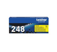 Brother TN-248Y Toner Cartridge, Yellow, Single Pack, Standard Yield, Includes 1 x Toner Cartridge, Genuine Supplies