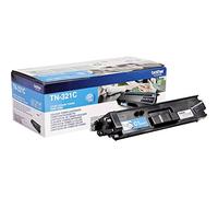 Brother TN-321C Toner Cartridge, Cyan, Single Pack, Standard Yield, Includes 1 x Toner Cartridge, Brother Genuine Supplies