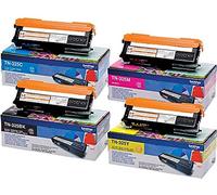 Brother TN-325BK/TN-325C/TN-325M/TN-325Y Toner Cartridges, Black/Cyan/Magenta/Yellow, Multi-Pack, High Yield, includes 4 x Toner Cartridges, Brother Genuine Supplies