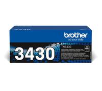 Genuine Brother TN-3430 TN3430 Black Toner Cartridge 3000 Pages Original inc VAT