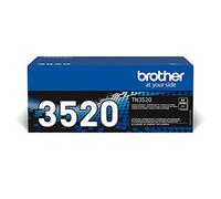 Brother TN-3520 Toner Cartridge, Black, Single Pack, Ultra High Yield, Includes 1 x Toner Cartridge, Brother Genuine Supplies