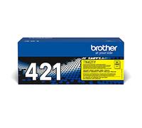 BROTHER TN-421Y Toner Cartridge, Yellow, Single Pack, Standard Yield, Includes 1 x Toner Cartridge, Genuine Supplies