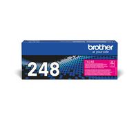 Brother TN-248M Toner Cartridge, Magenta, Single Pack, Standard Yield, Includes 1 x Toner Cartridge, Genuine Supplies