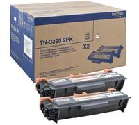 Brother TN3390 Black Original Extra High Capacity Toner Cartridge - Twin