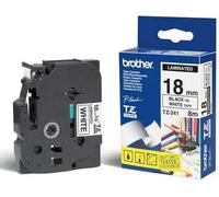 Brother TZ-241 Tape Black On White 18mm