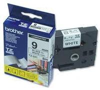 Brother TZ221 P-Touch Tape Black on White