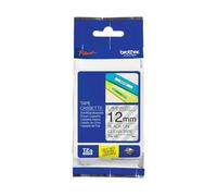 Brother TZe-131 Black On Clear Laminated P-Touch Adhesive Labelling Tape - 12mm