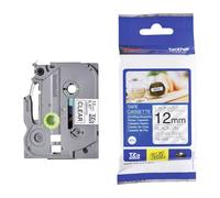 Brother TZe-131S Black on Clear 12mm Laminated P-Touch Labelling Tape