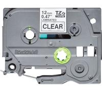 P-Touch Brother Black On Clear Label Tape 12mm x 4m - TZE131S