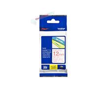 Brother TZe-132 - Red on clear - Roll (1.2 cm x 8 m) 1 cassette(s) laminated tape - for Brother PT-D210, D600, H110, P750, P950, P-Touch Cube PT-P300, P-Touch Cube Pro PT-P910