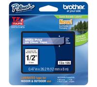 Brother TZE-135 P-Touch Ribbon, 12mm x 8m