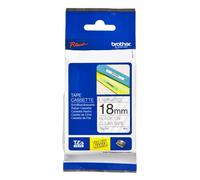 Brother Label Tape TZE-141 Black on Transparent 18mm x 8m