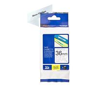 Brother P-touch Label Tape TZe-161 - 36mm x 8m - Laminated Black on Clear
