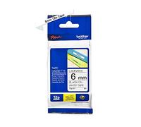 BROTHER TZE211 P-TOUCH TZE LABEL TAPE 6MM GLOSS - Paper & Labels - Labelling Tape