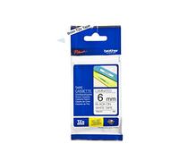Brother TZe-211 Labelling Tape Cassette, Black on White, 6mm (W) x 8M (L), Laminated, Brother Genuine Supplies