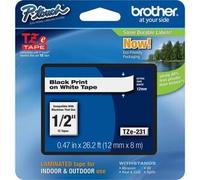 Brother Tze-221 Laminated Tape 9Mm X 8M Black On White