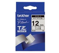 Brother TZE-231 label-making tape Black on white
