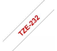 Brother TZE-232 Red on white TZe Philippines 5 year(s) Brother P-Touch PT-1000 1010 1080 1090 1280 1290 2030 2470 2730 7100 9700 9800 H75