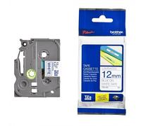 Original Brother P-Touch TZE233 12mm Gloss Tape - Blue on White