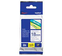 Brother TZe-243 Authentic Label Tape Self Adhesive Blue Print on White 18 mm x 8m