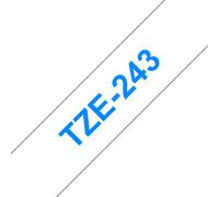 Brother TZE-243 DirectLabel blue on white 18mm x 8m for Brother P-Touc
