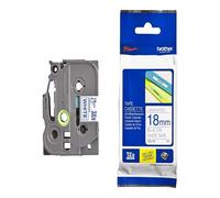 Original Brother P-Touch TZE243 18mm Gloss Tape - Blue on White