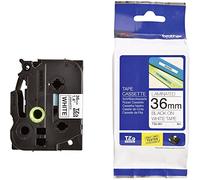 Brother TZe-261 Labelling Tape Cassette, 36 mm (W) x 8 m (L), Laminated, Brother Genuine Supplies - Black on White