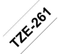 Brother Brother TZe-261 Black on White Labelling Tape â“ 36mm wide