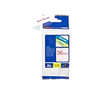 Brother TZe-262 Labelling Tape Cassette, Red on White, 36 mm (W) x 8M (L), Laminated, Brother Genuine Supplies