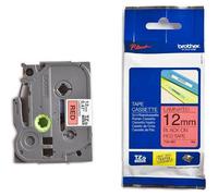 Brother TZe-431 Black On Red 12mm Laminated P-Touch Labelling Tape