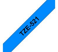 Brother TZE-521 9MM P-touch Tape Black/Blue