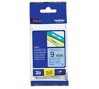 Brother TZE-521 Labelling Tape Adhesive Black on Blue 9 mm (W) x 8 m (L)