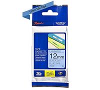 Brother TZe-531 Labelling Tape Cassette, 12 mm (W) x 8 m (L), Laminated, Brother Genuine Supplies - Black on Blue